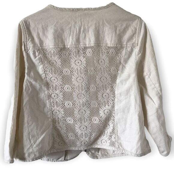 Level eight plus linen cotton blend jacket - Picture 2 of 6